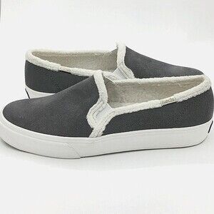 Keds Gray Double Decker Slip On Sneaker, Size 5.5 NEW